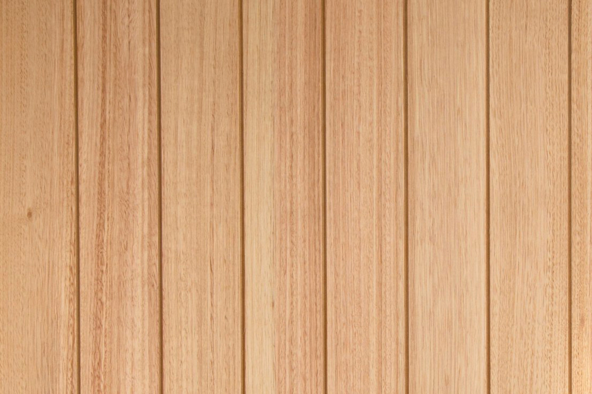 Touchwood Oak Veneer VJ Panelling on MDF Natural