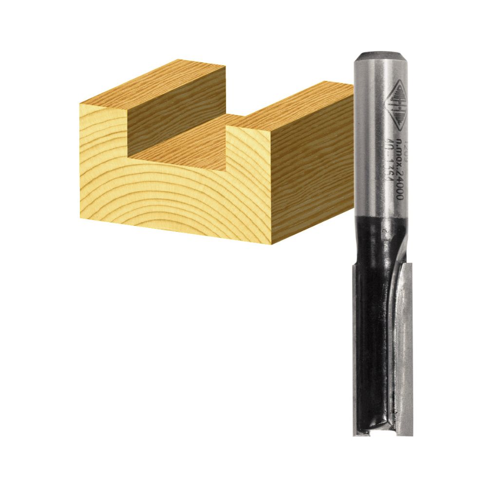 Carbitool - 2 Flute Carbide Tipped End Mill Router Bit - 10mm and 12.7mm