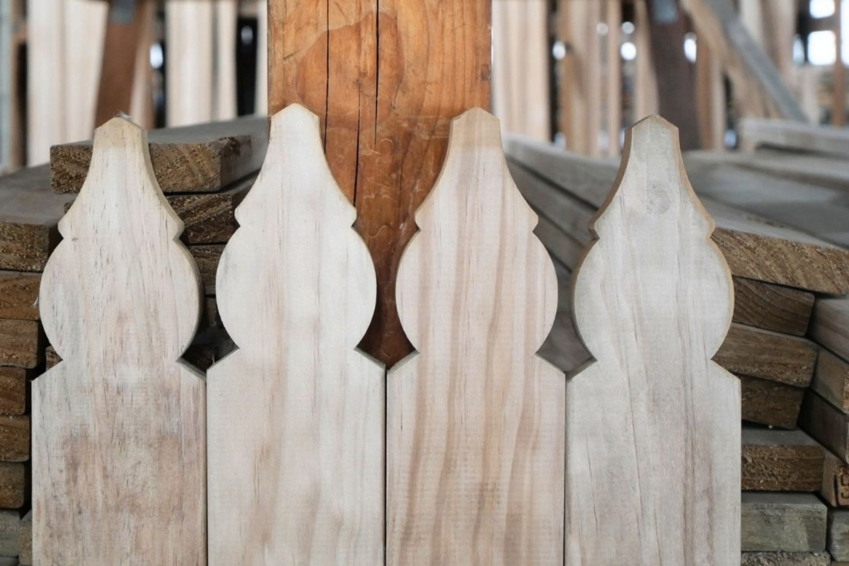 Treated Pine Square Pickets Windsor 68x19mm