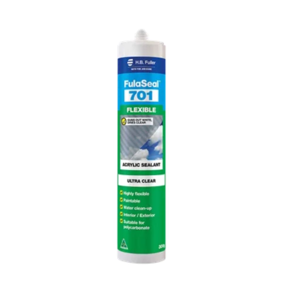 H.B. Fuller FulaSeal™ 701 Flexible Ultra Clear Sealant 300g - Translucent