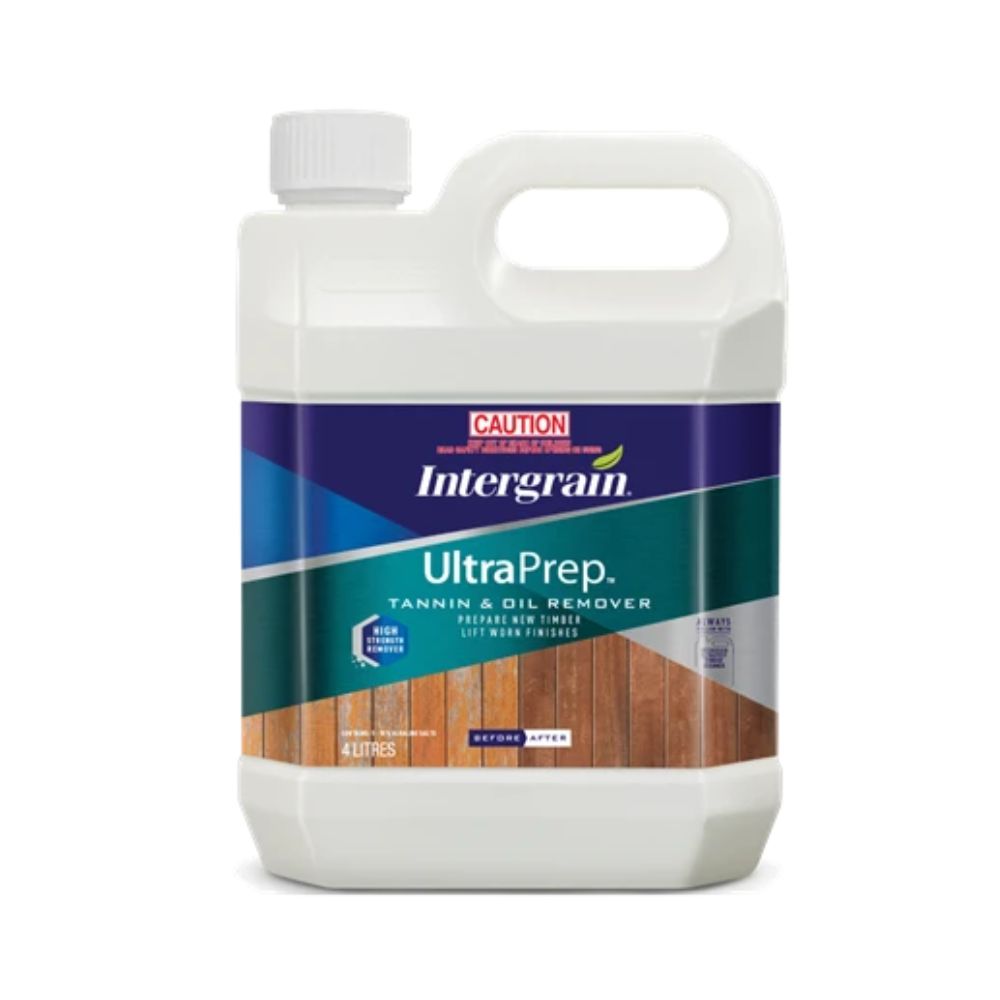 Intergrain UltraPrep Tannin &amp; Oil Remover - 4 Litre