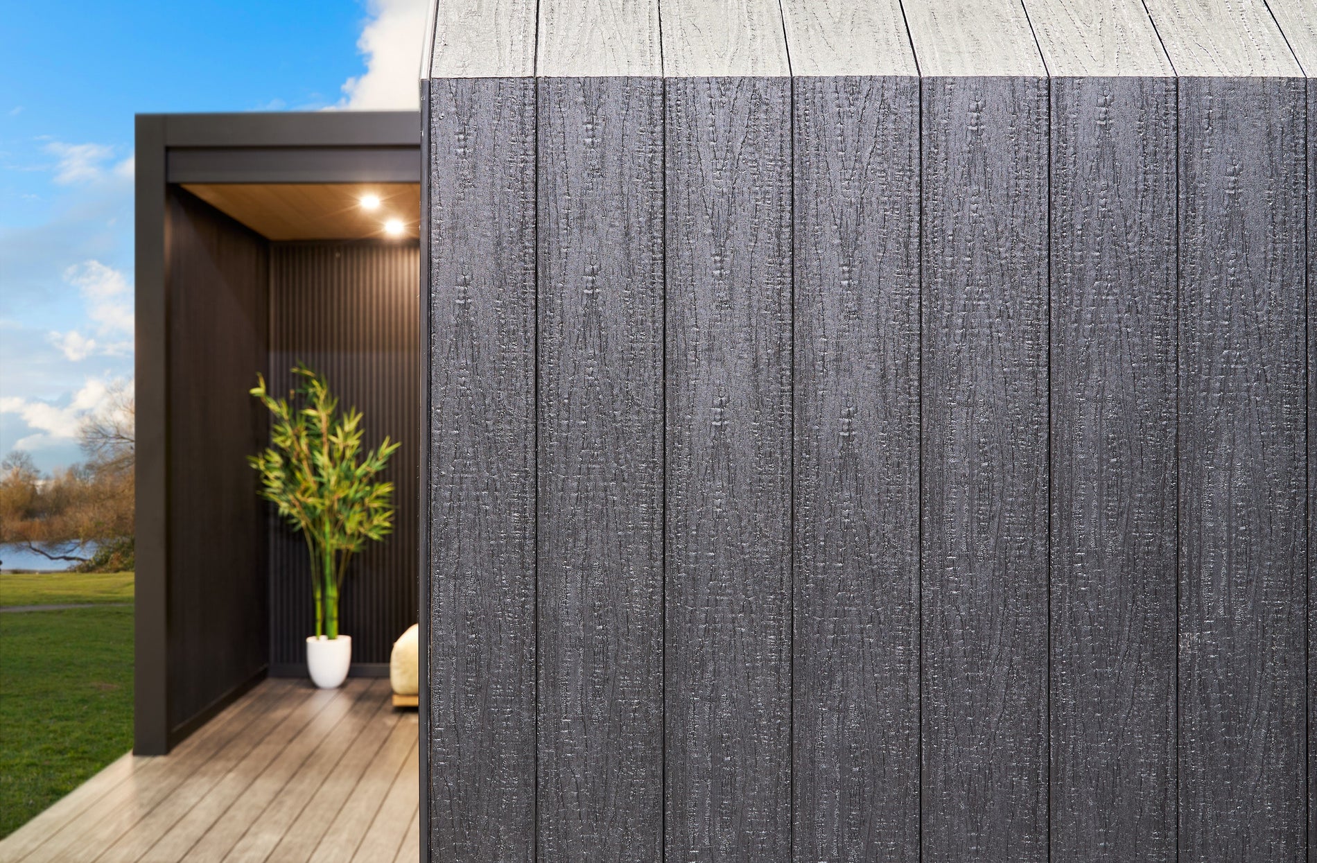 NewTechWood Shou Sugi Ban Cladding