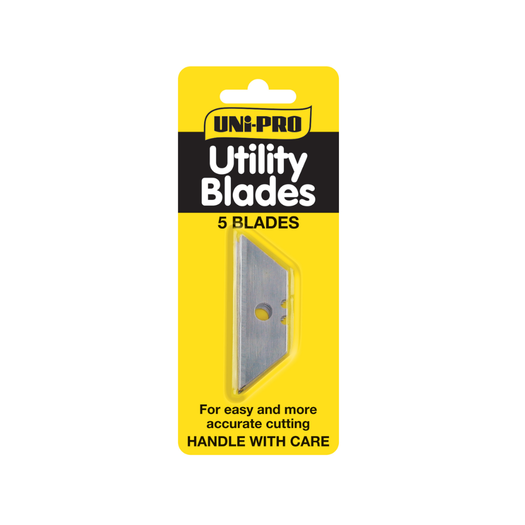 UNi-PRO Paint Scraper Replacement Utility Blades – 5 Pack
