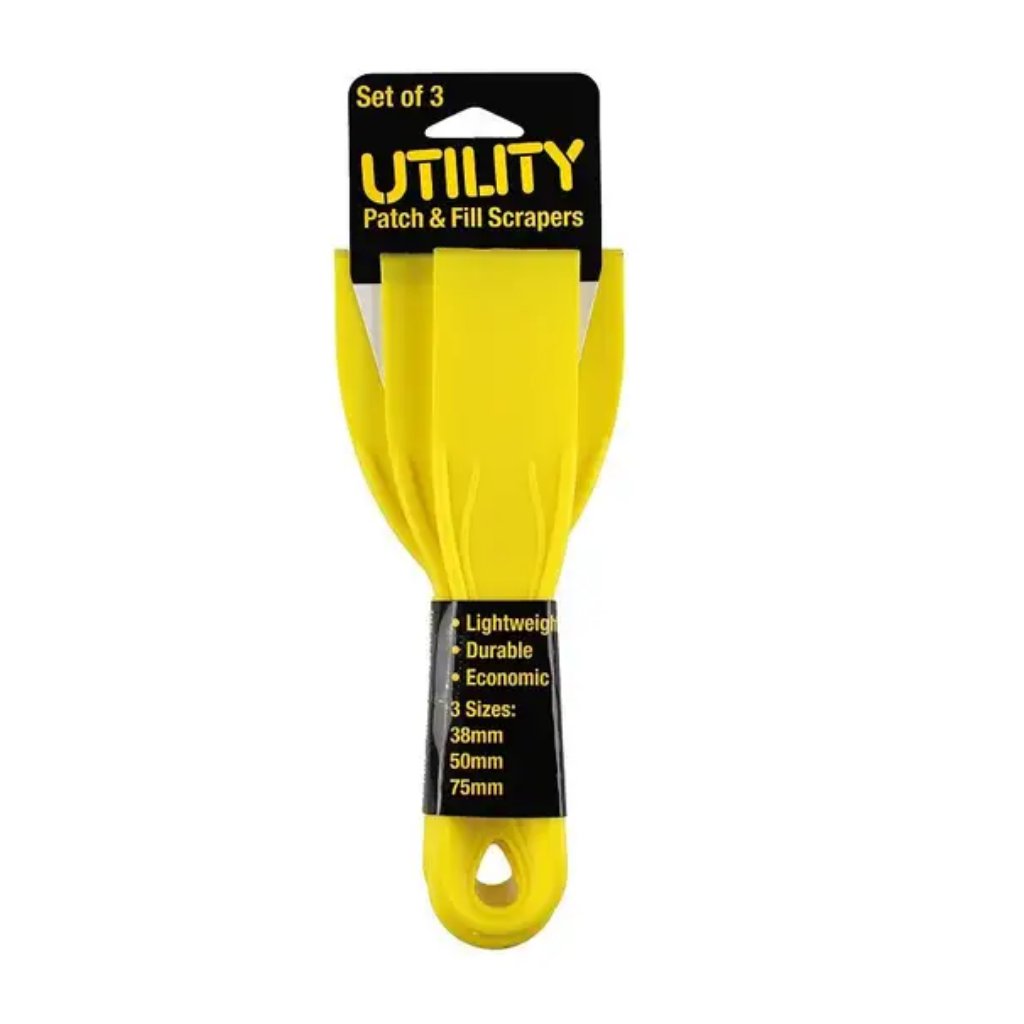 Uni-Pro Utility Patch &amp; Fill Scrapers - 3 Pack