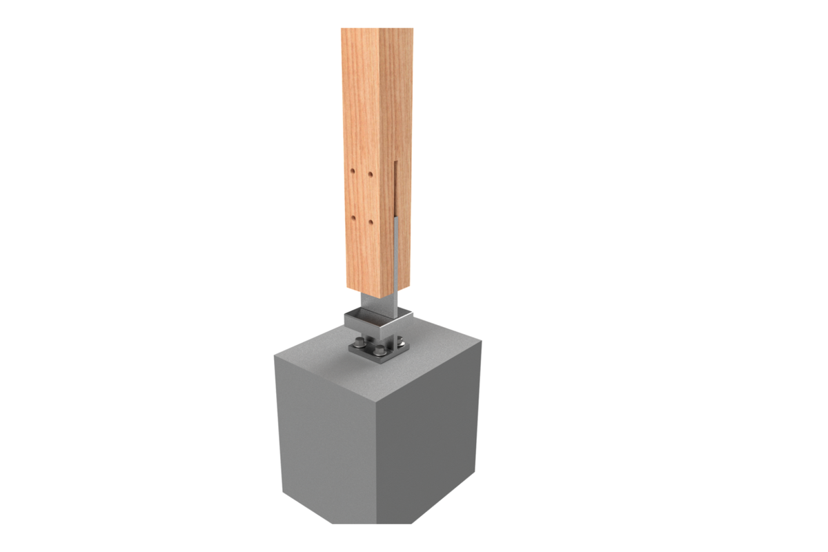 Vuetrade Concealed T Blade Cap SS316 190MM