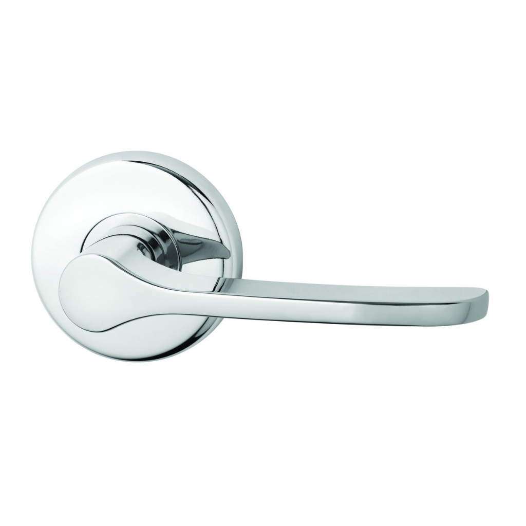 Lockwood Velocity Dummy Half Set &amp; L34 Lever Satin Chrome Pearl