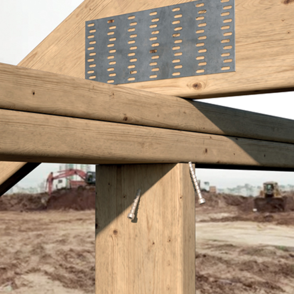 Rothoblaas Full Threaded Screw with Cylindrical Head 50pc