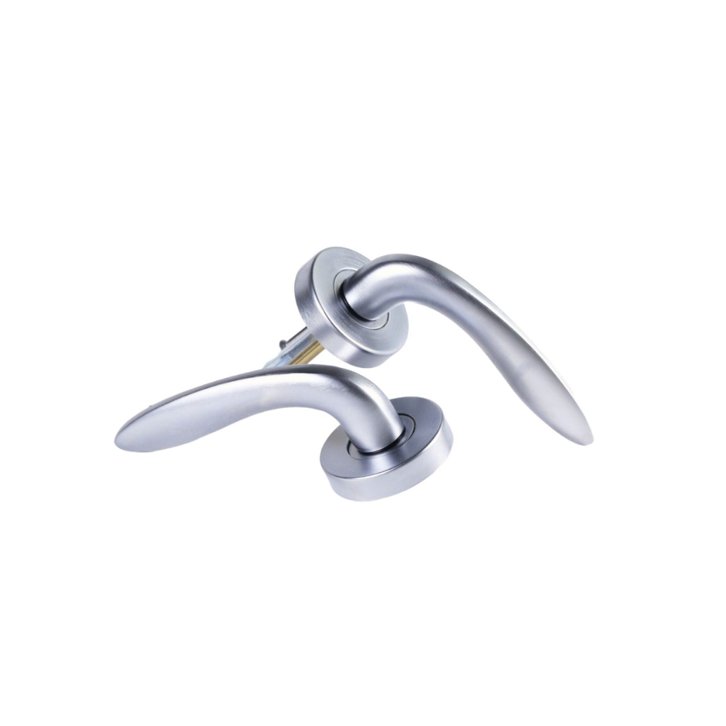 Lockwood Velocity 55MM Round Passage Set &amp; L1 Lever Satin Chrome