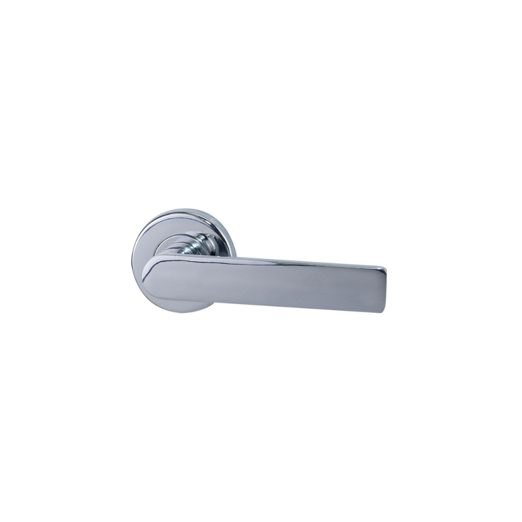 Lockwood Velocity 55MM Round Passage Set &amp; L3 Lever Satin Chrome Pearl