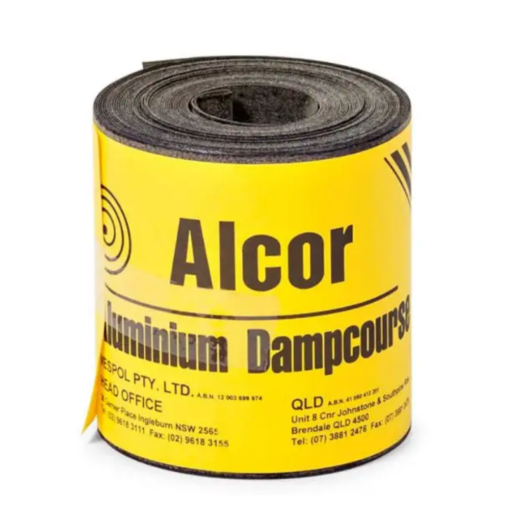 Vespol Alcor Aluminium Dampcourse - Standard Grade 0.3mm - 10m