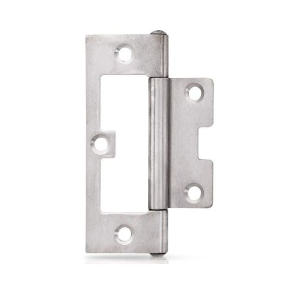 Trio Warlan Quick Fit Hinge Light & Narrow Fixed Pin Stainless Steel 90x52x1.8mm
