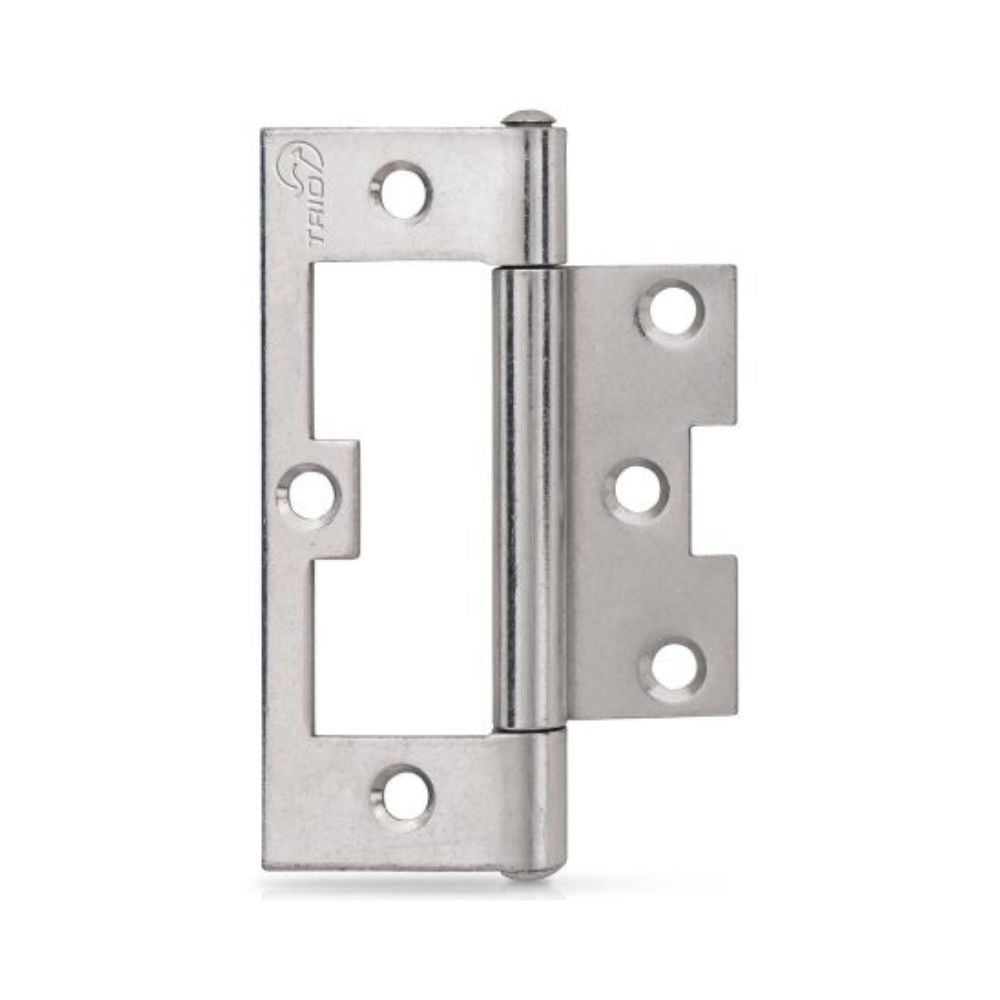 Trio Hinges Non Mort Zinc Plated Flat Loose Pin 100x65x2.0mm