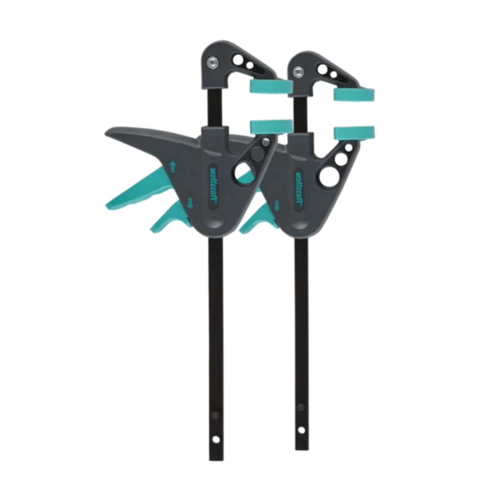 Wolfcraft 2 Mini One-Hand Clamps