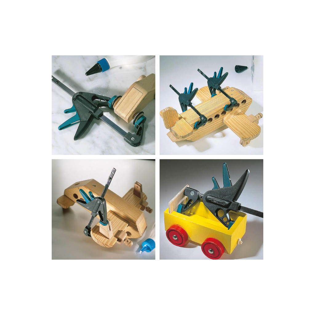 Wolfcraft 2 Mini One-Hand Clamps