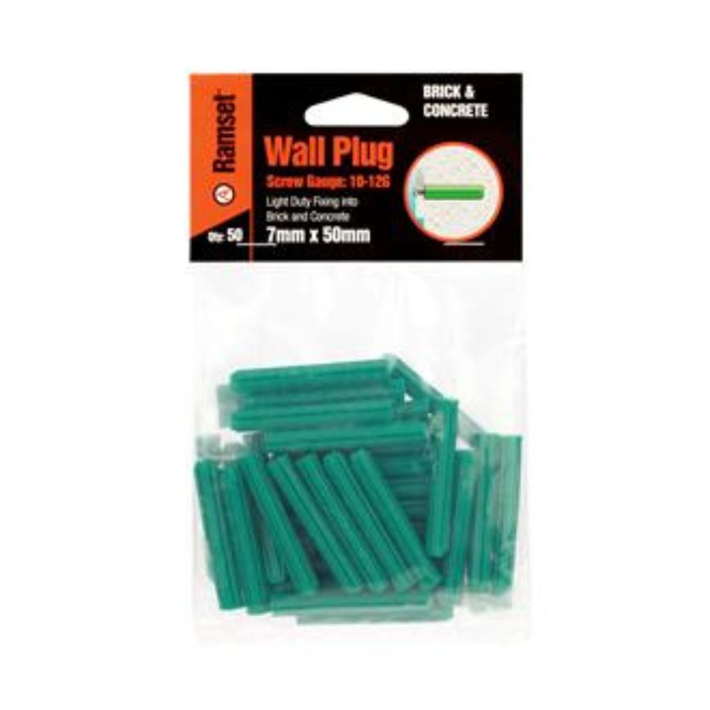 Ramset Green Wall Plugs