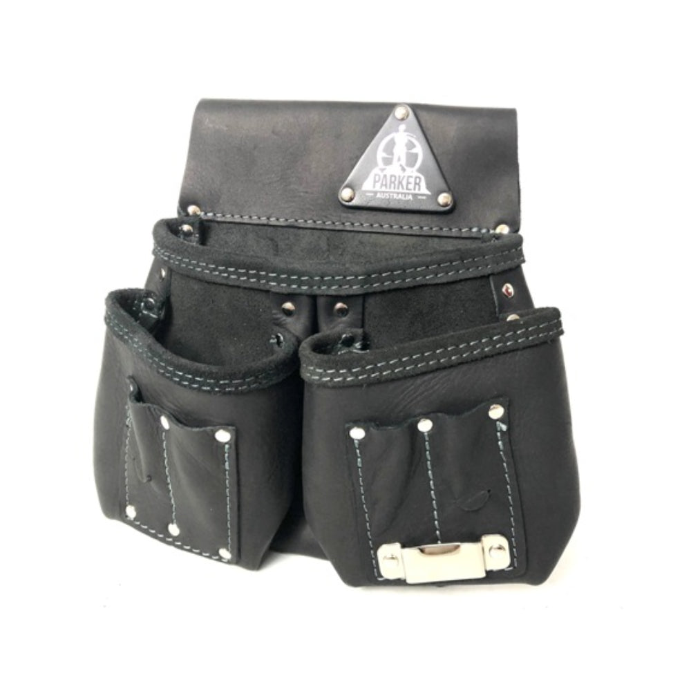 Parker Leather Nail Bag - 3 Pocket