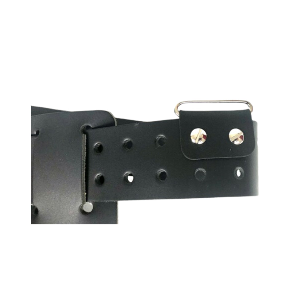 Parker Professional Leather Tool Belt with 2 Nail Bags (4 pockets) (PTB-2HD)