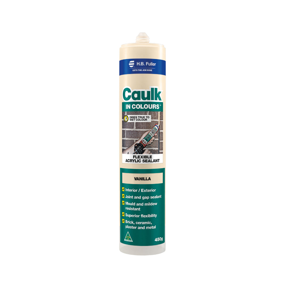 H.B. Fuller Caulk In Colours Acrylic Sealant 450g