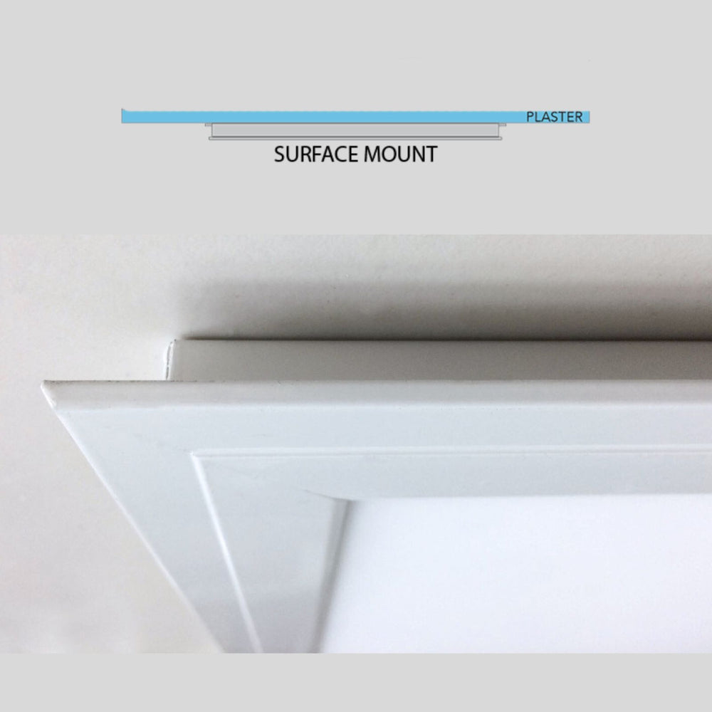 illume 400mm Square Surface Mount Skylight Alternative Premium