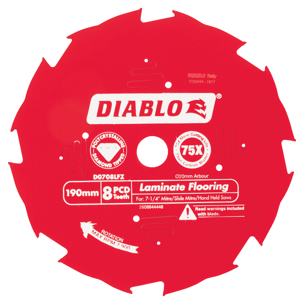 Diablo Circular Saw Blade Laminate Flooring Saw Blade with Multiple Tooth Options