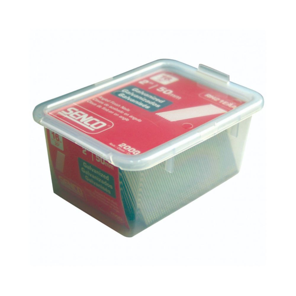 SENCO C Brads, 16 Gauge Angled, Electro Galvanised - Box of 2000